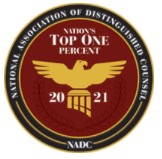 National Association of Distinguished Counsel (NADC) - Nation's Top One Percent 2021